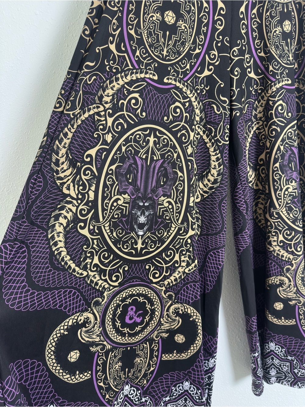 Black milk dungeons & dragons dungeon master palazzo pants - Picture 3 of 7